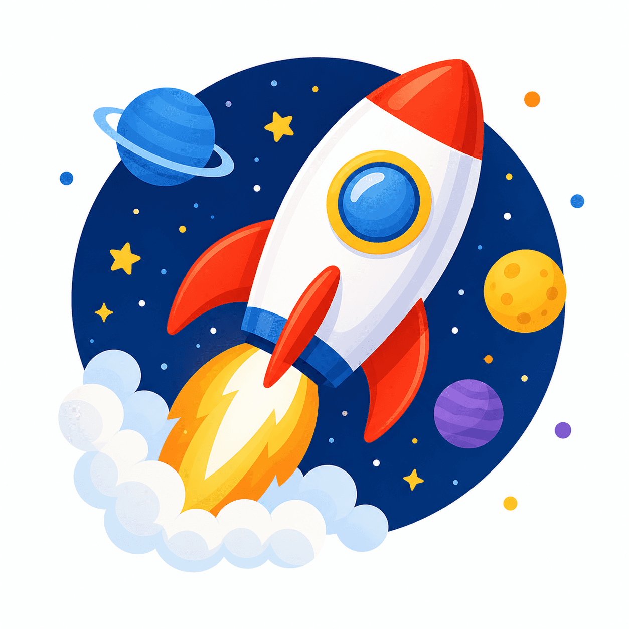 Space coloring pages