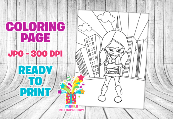 15 Cute Superhero Coloring Pages for Kids and Toddlers