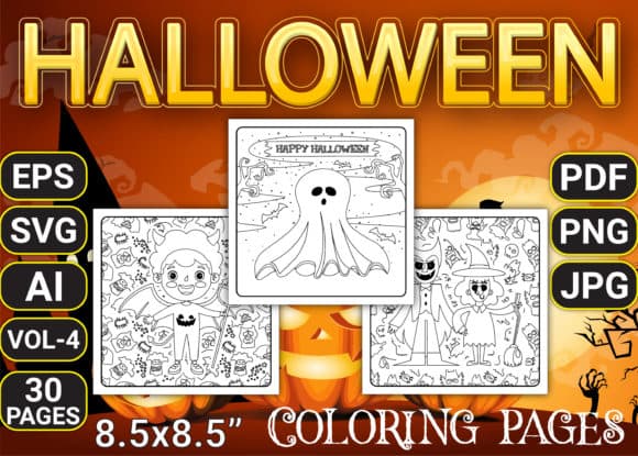 Halloween Coloring Pages Vol-4 coloring pages
