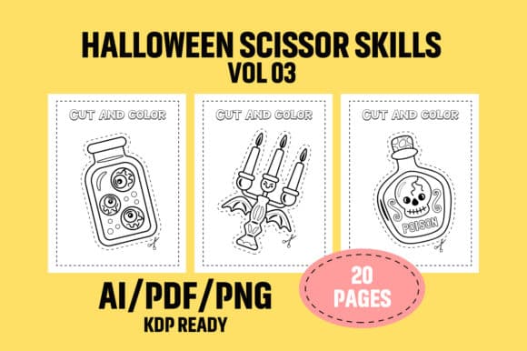 Halloween Coloring Pages for Kids Vol 03 coloring pages