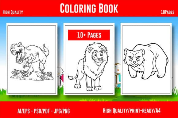 Dinosaur Coloring Book coloring pages