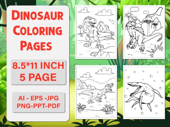 Dinosaur Coloring Pages for Kids coloring pages