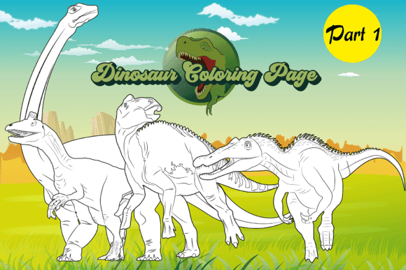 Dinosaur Coloring Book for Kids Vol 17 coloring pages