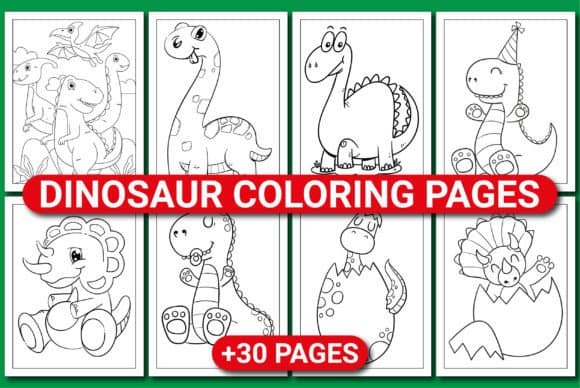 Dinosaur Coloring Book for Kids Vol 19 coloring pages