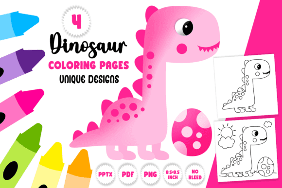 Dinosaur Coloring Pages for Kids Dino coloring pages