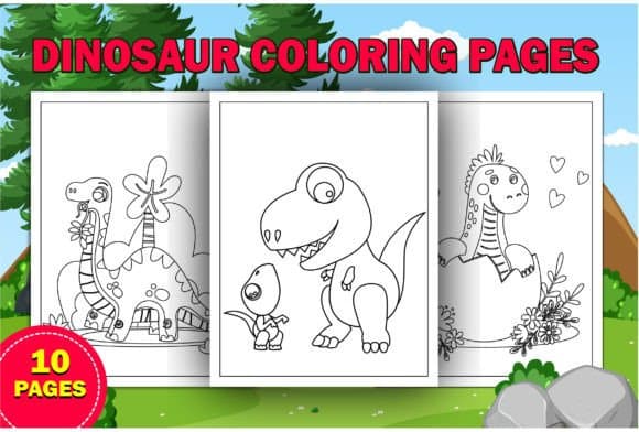 Dinosaur Coloring Book for Kids coloring pages