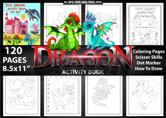 10 Best Dragon Activity and Learning Coloring Pages for Kids