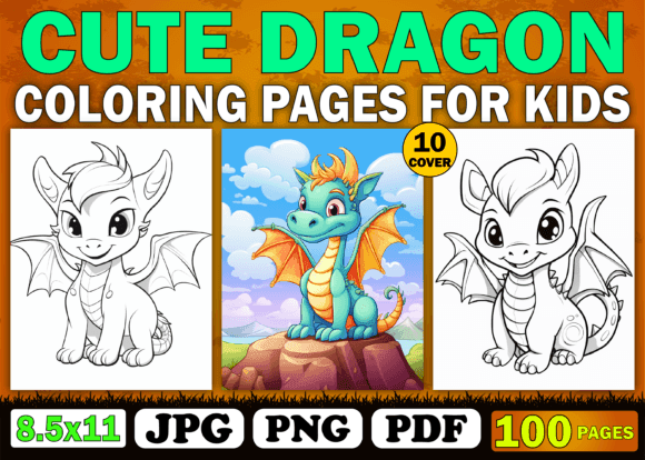 12 Best Dragon Coloring Book Packs (100 to 500 Pages)