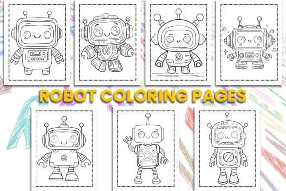 Robot Coloring Pages coloring pages