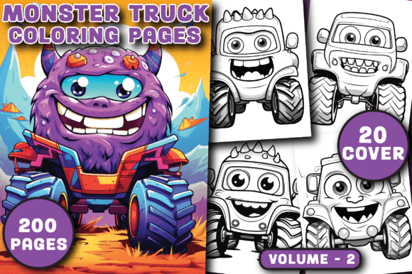200 Monster Truck Coloring Pages coloring pages