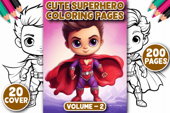 10 Best Superhero Coloring Book Packs (100 to 250 Pages)