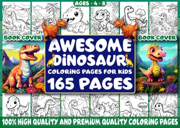165 Dinosaur Coloring Pages for Kids coloring pages