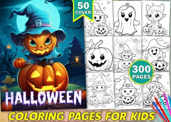 10 Best Halloween Coloring Book Mega Packs for Boys