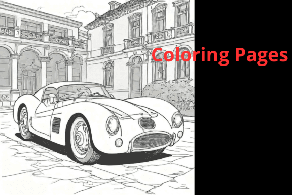 20 Vintage Cars for Coloring coloring pages