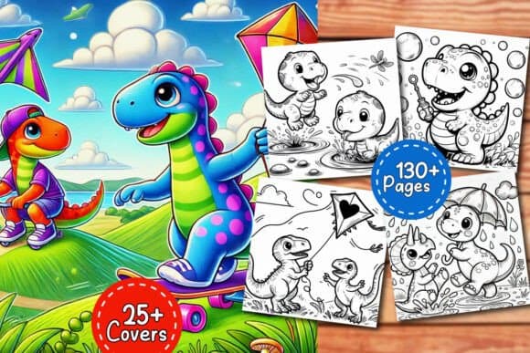 130 Dinosaur Coloring Pages for Kids coloring pages