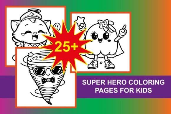 Super Hero Coloring Pages for Kids coloring pages