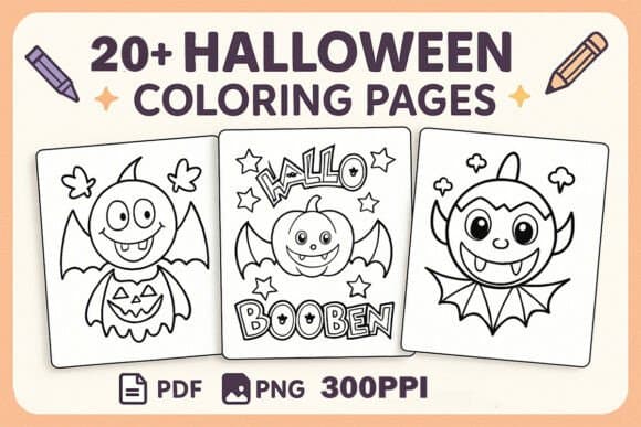 20+ Cute Halloween Coloring Pages coloring pages
