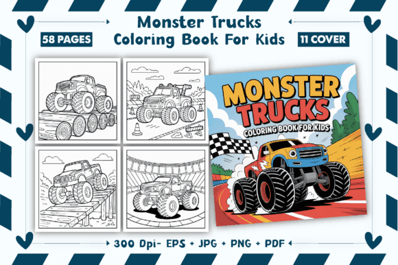 10 Best Monster Truck Coloring Pages for Kids